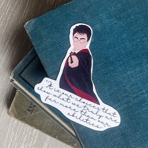 Harry Potter Sticker // scared, Pottah 