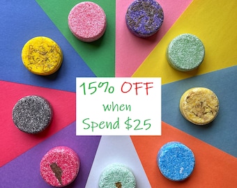 Organic Shampoo Bar - Eco Friendly - Zero Waste - Plastic Free - Beauty and Aromatherapy - Travel Shampoo