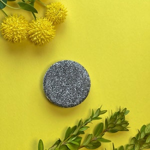 Charcoal Organic Vegan Shampoo Bar - Eco Friendly - Zero Waste - Plastic Free - Beauty and Aromatherapy - Travel Size