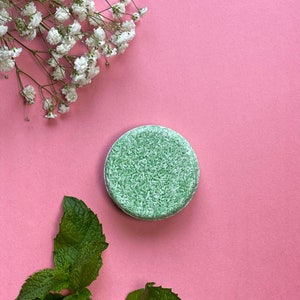 Mint Organic Vegan Shampoo Bar - Eco Friendly - Zero Waste - Plastic Free - Beauty and Aromatherapy - Travel Shampoo bar