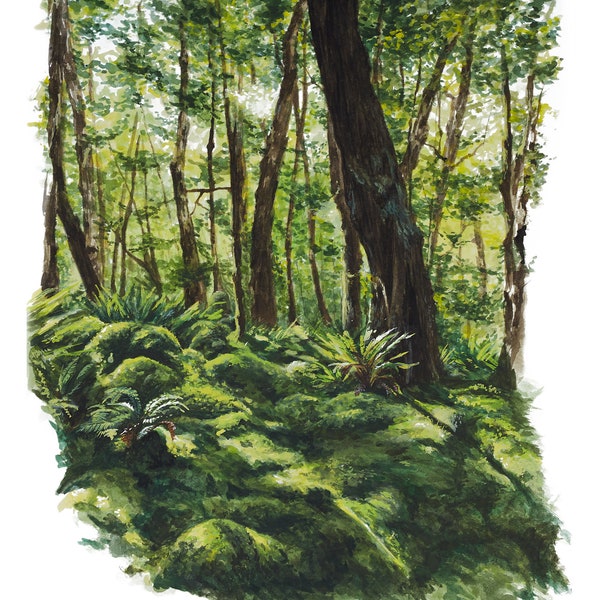 Forest on the Kepler Track print