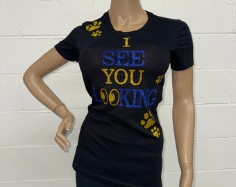 Sigma Gamma Rho Looking glitter  tee