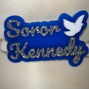 Zeta Phi Beta name pin | name badge | lapel pin | zeta pin | Sorority pin | Magnetic Pin