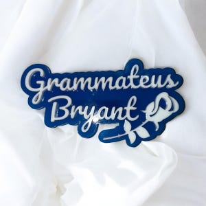Zeta Phi Beta Line Position name pin |Grammateus name badge | lapel pin | zeta pin | Sorority pin | Magnetic Pin