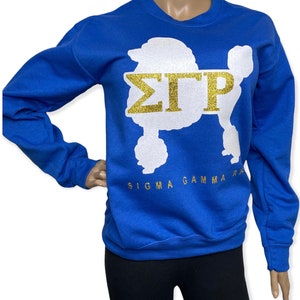 Sigma Gamma Rho Poodle Crew Neck Sweatshirt