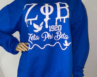 Zeta Drip Crew Neck Sweatshirt