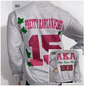 Ivy Collegiate AKA Sweatshirt | Personalized
