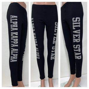 Silver Star Glam Leggings
