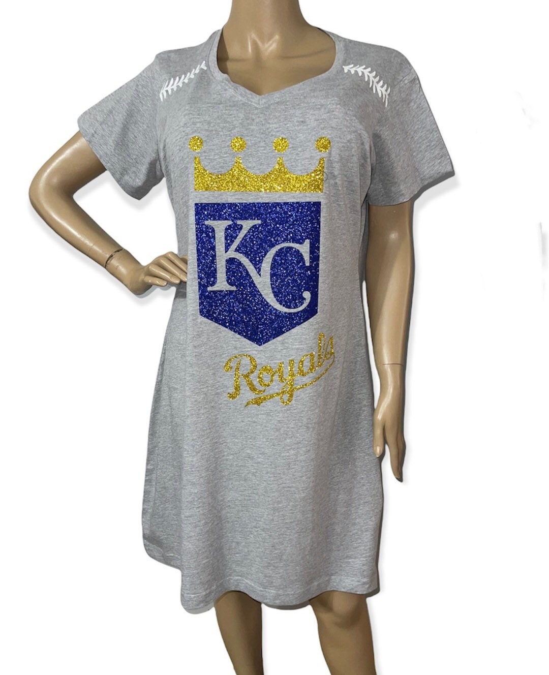 SnazzyLifeStudio Kansas City Royals Baseball Dress