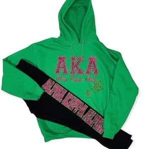Alpha Kappa Alpha Glam Conjunto de 2 peças