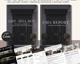 Canva Template Bundle: CMA Guide, Kundenaufnahme (Digitaler Download)