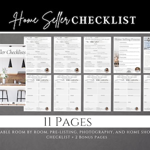 Realtor Home Seller Checklist Bundle: Pre-Listing Presentation (Digital)