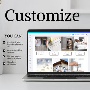 Przewodnik dla kupujących domy w języku hiszpańskim Proces zakupu domu Dwujęzyczny formularz przyjęcia klienta Marketing nieruchomości Branding Szablon Canva dla pośrednika nieruchomości Dzień otwarty zdjęcie 6