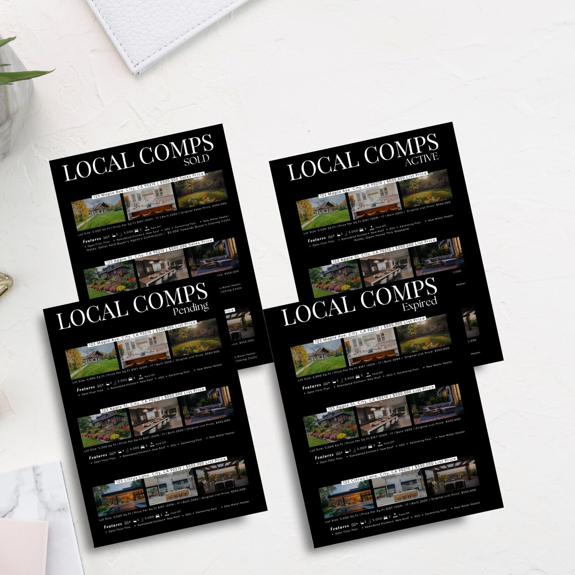 Real Estate CMA Guide Canva Template Realtor Listing Presentation (PDF