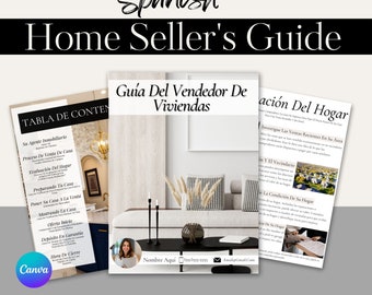 Spanish Home Seller's Guide: Real Estate Canva Template