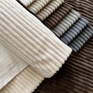 Cord-Polsterungsstoff Schüttgut, Home Decor Stuhl Sofa Samtstoff, weicher Cordstoff für DIY-Projekt Kissen Kissen Vorhang