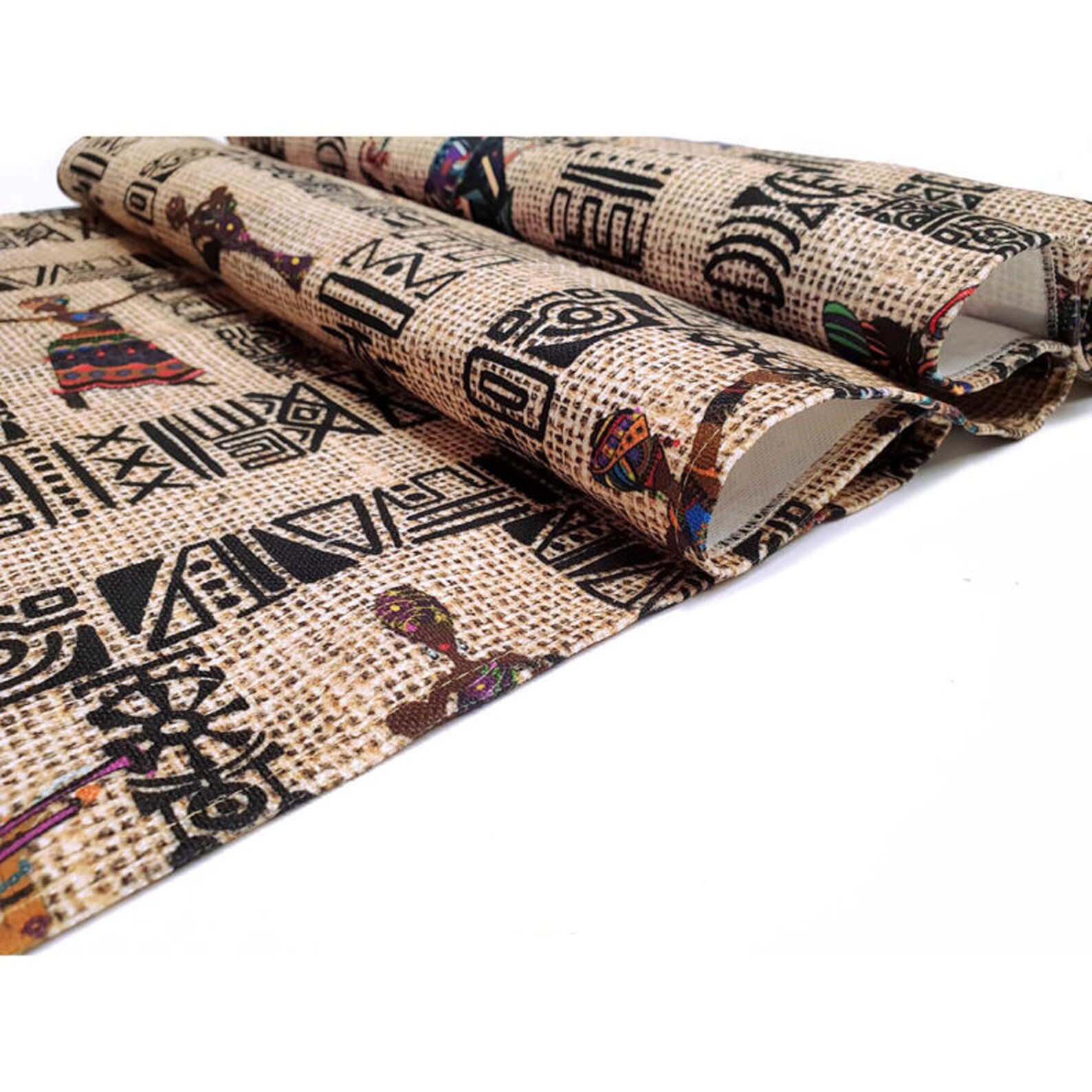 African Fabric, Upholstery Fabric by the Yard, African Ethnic Home