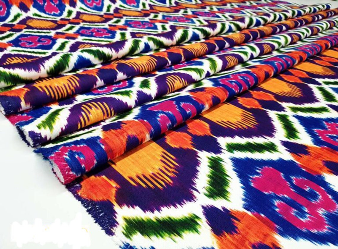 Bohemian Ikat Fabric Home Decor Fabric Upholstery Fabric by Etsy UK