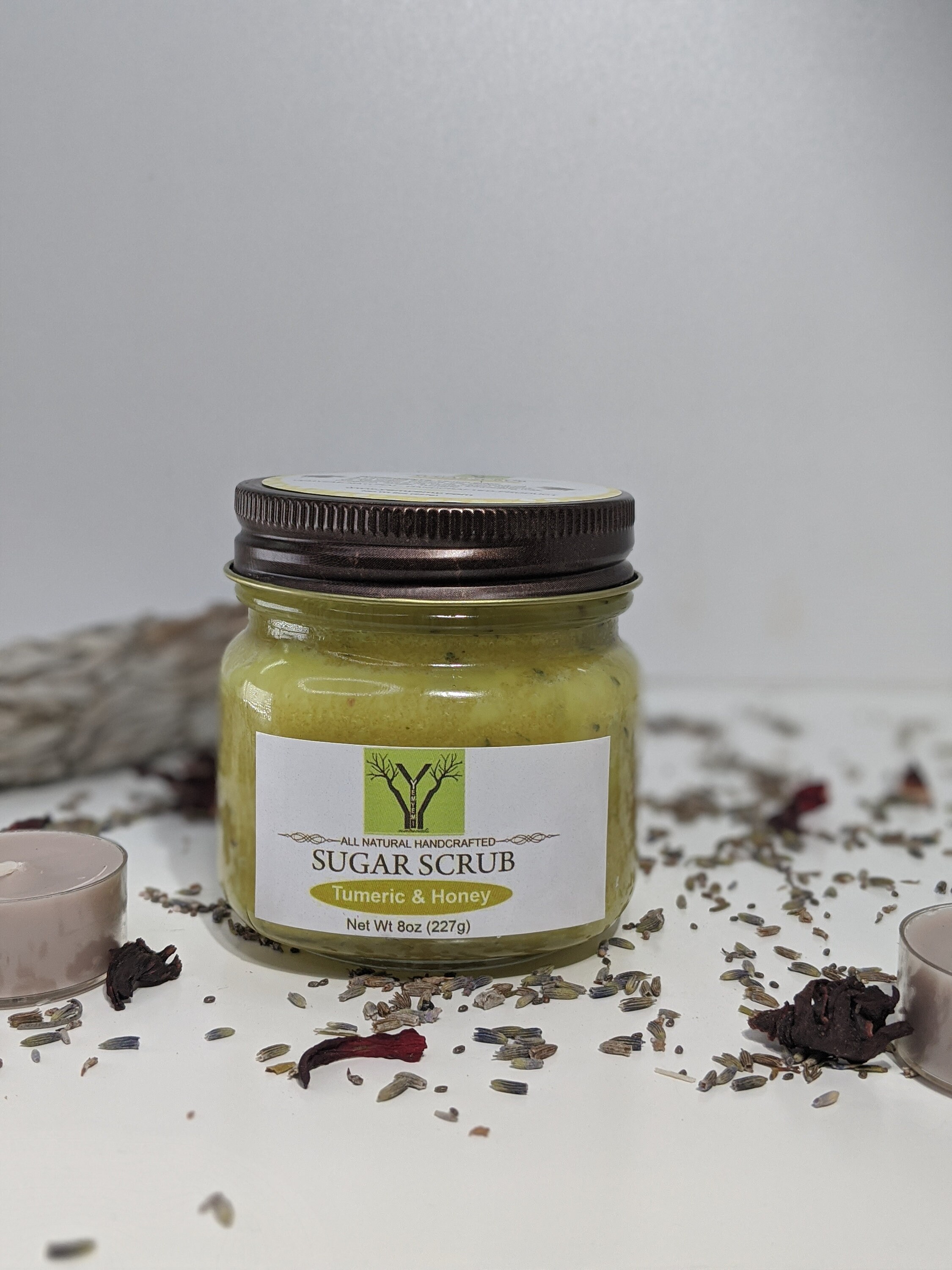 Turmeric & Honey Sugar Scrub natural sunscreen redness Etsy