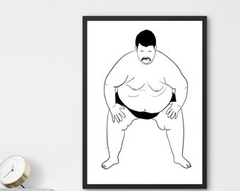 Nude Fat Positive - Etsy