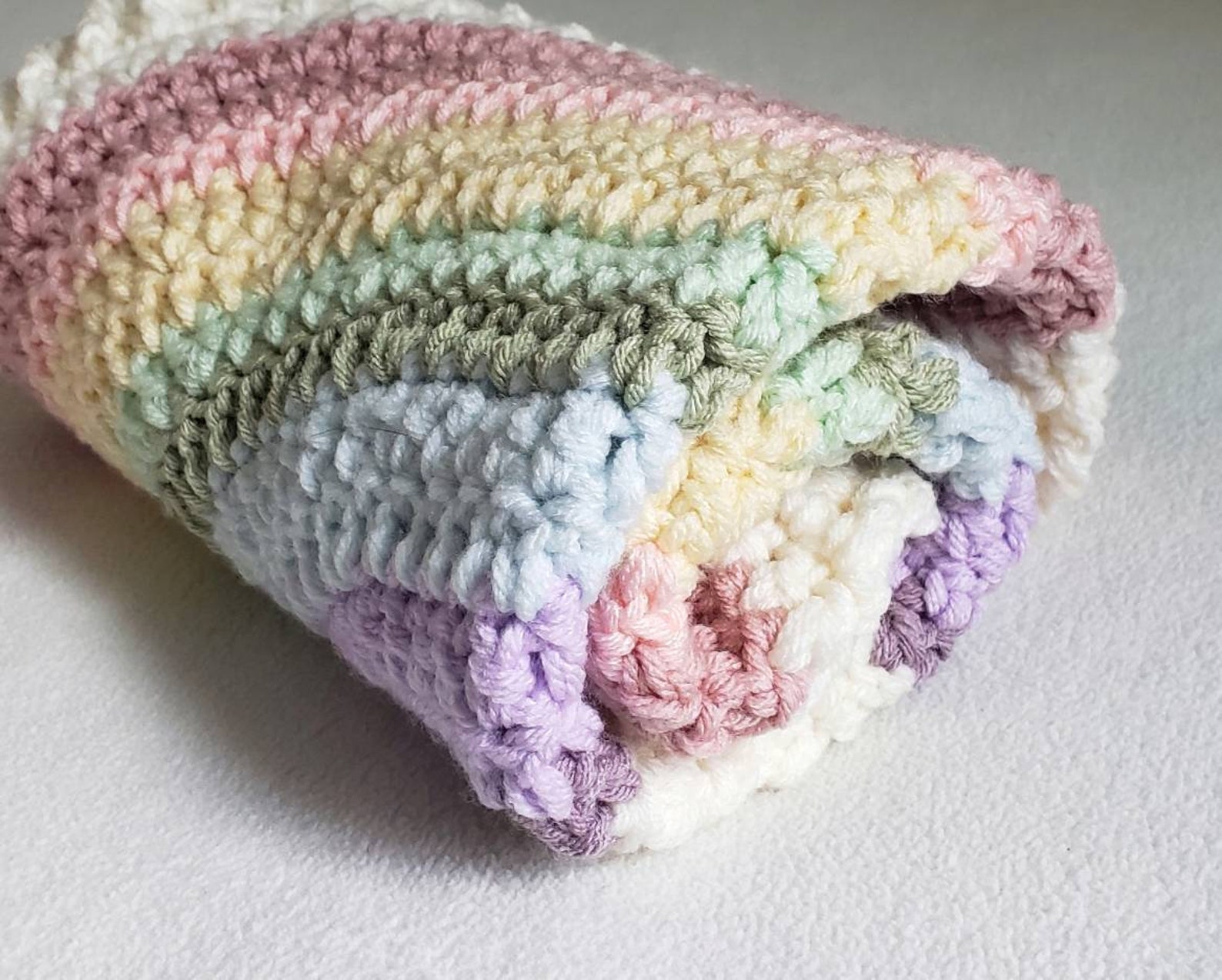 Rainbow Baby Blanket Rainbow Baby Gift Modern Rainbow Etsy