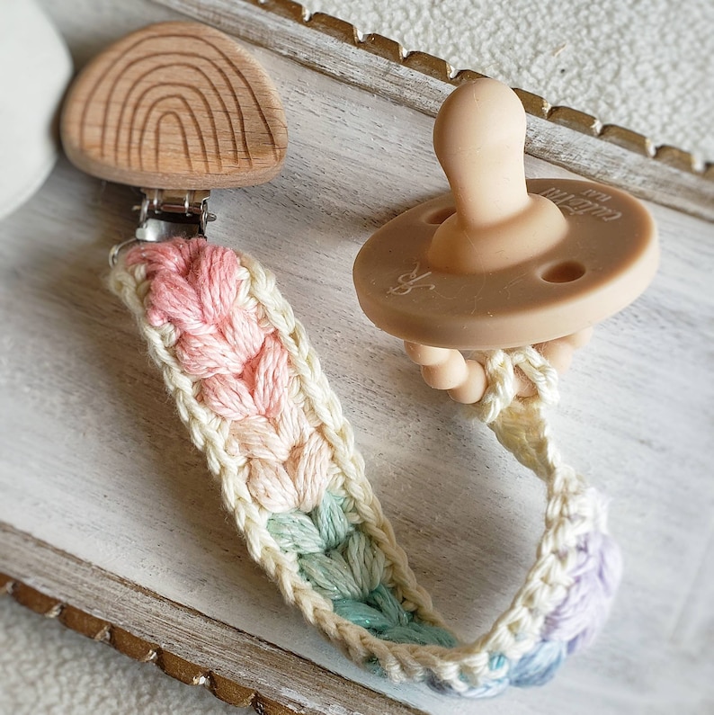 Crochet Pacifier Holder Pattern Crochet Pattern for Pacifier Etsy