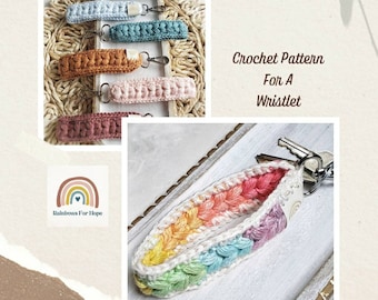 Crochet Keychain Wristlet Pattern: Easy DIY Key Fob (PDF Pattern)
