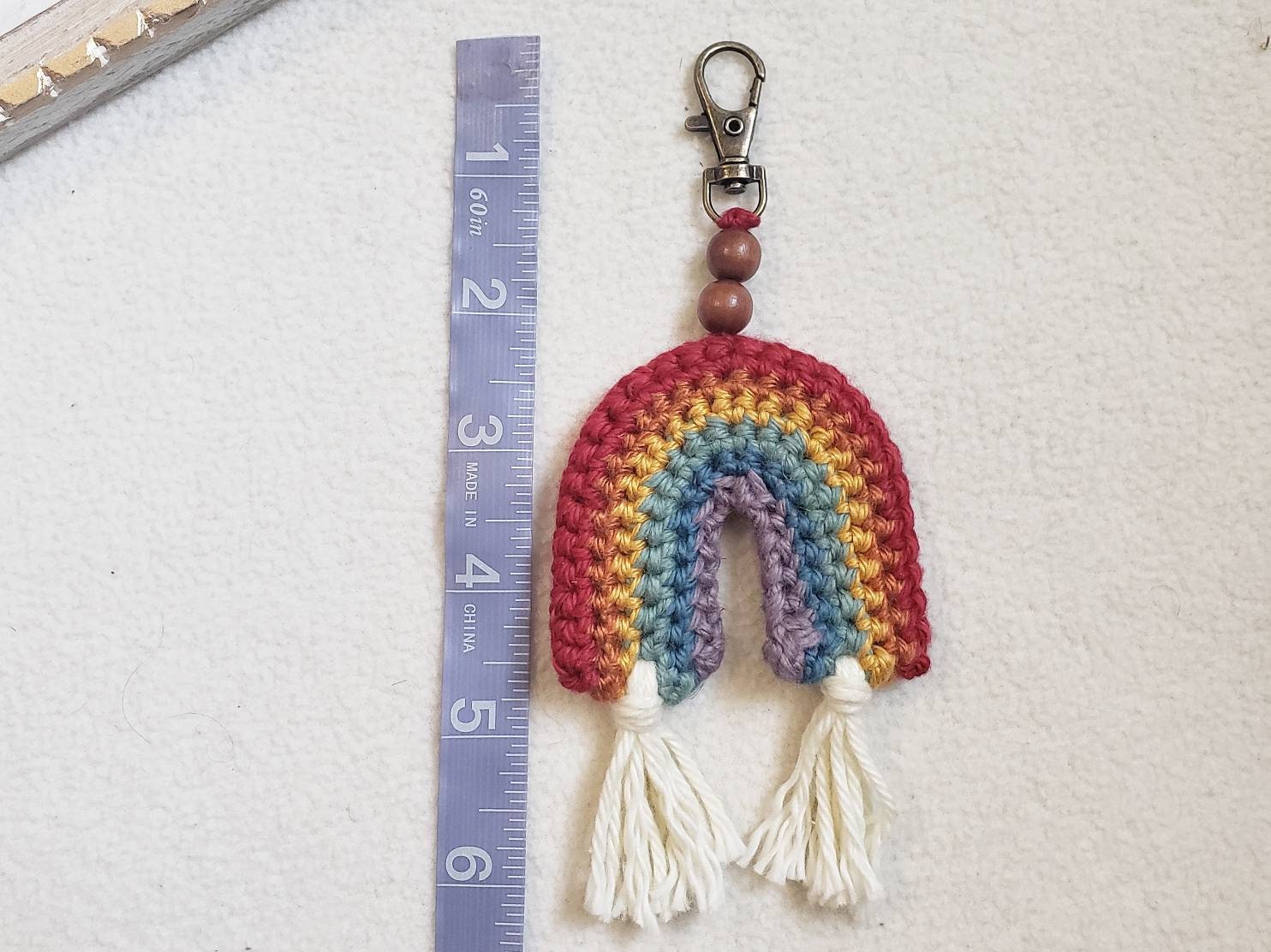 Rainbow Keychain Crochet Pattern PDF Download Pattern for Etsy