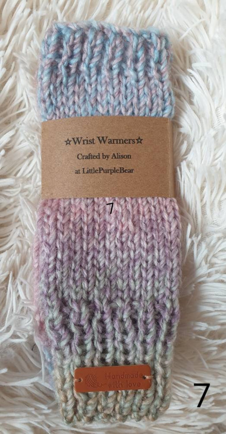 Soft and Cosy Chunky Knit Wrist Warmers Etsy