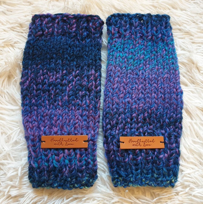 Soft and Cosy Chunky Knit Wrist Warmers Etsy