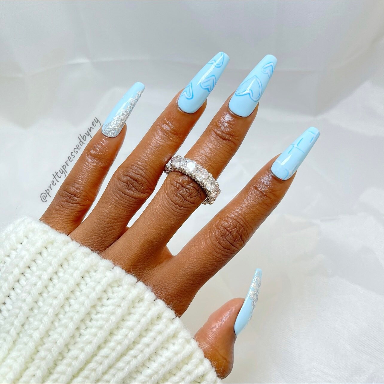 A Blue With Fun Set Blue Nails Blue Pressonnails Etsy Finland A Blue With Fun Set Blue Nails Blue Pressonnails Etsy Finland