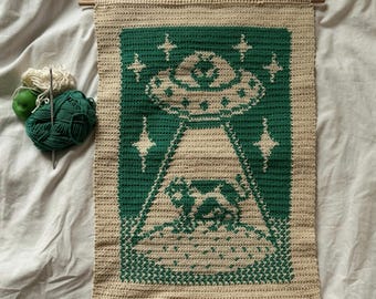 Space Cow Tapestry PATTERN DOWNLOAD