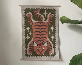 Tiger Rug Tapestry PATTERN DOWNLOAD