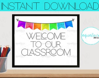 DIGITAL DOWNLOAD Teacher Name Sign Printable Classroom - Etsy
