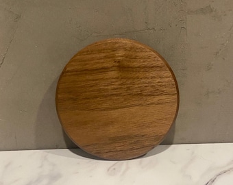 Geimori GU 63 Grinder Hopper Lid. Walnut wood.
