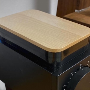 Fellow Ode Gen 1 and Gen 2 custom wood Hopper Lid. Walnut or Maple image 3