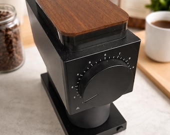 Fellow Ode Gen 1 and Gen 2 custom wood Hopper Lid. Walnut or Maple
