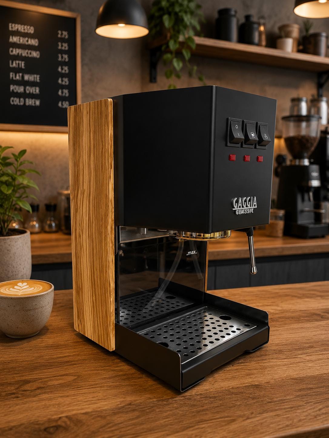 Gaggia Classic Pro Wood Side Panel Accent. Walnut or Maple - Etsy