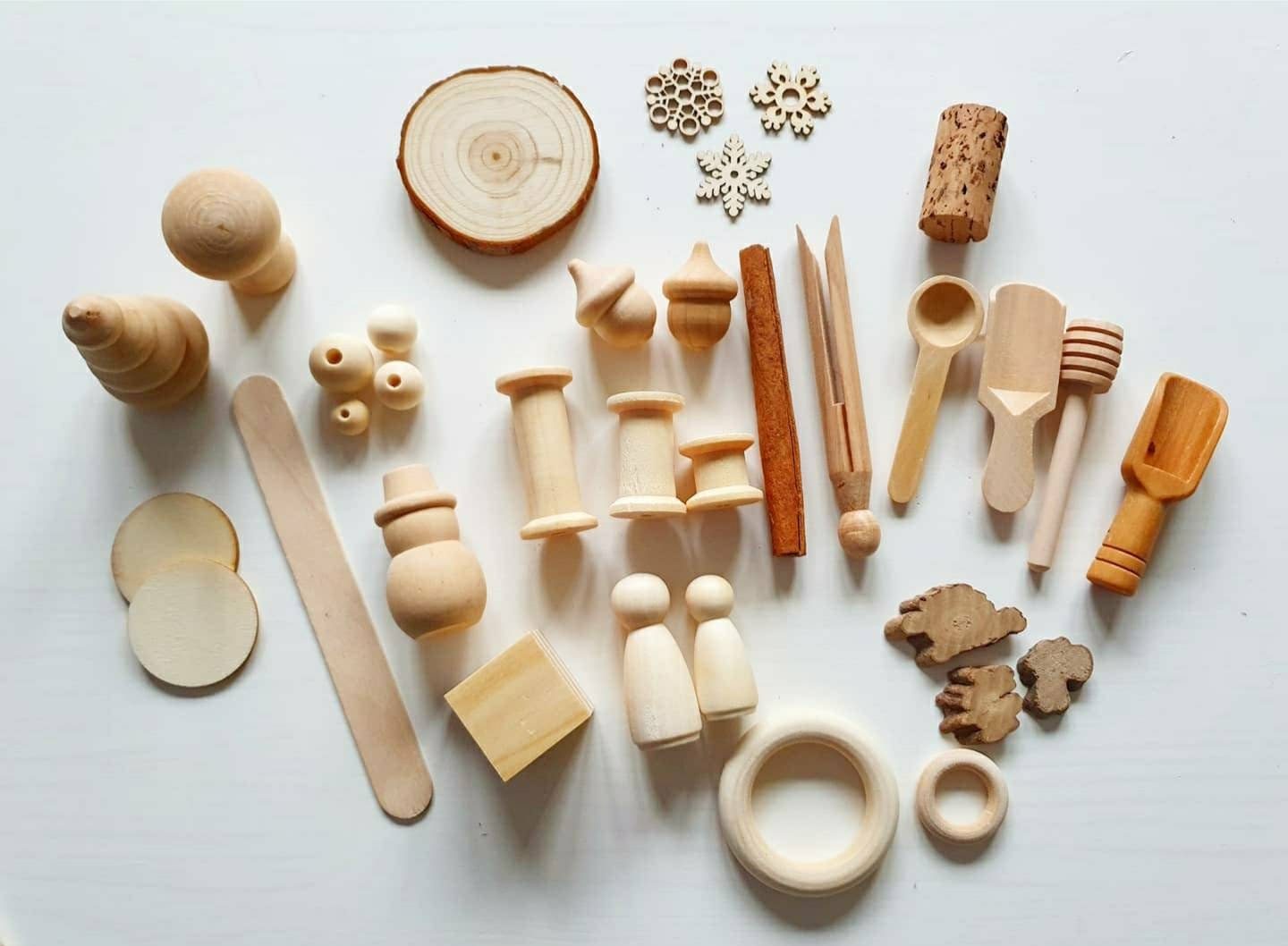 TickiT Wooden Ring Stand Base Natural Toddler Toys Loose Parts Montessori-Style Toy Heuristic Play TickiT Wooden Ring Stand Base Natural Toddler Toys Loose Parts Montessori-Style Toy Heuristic Play