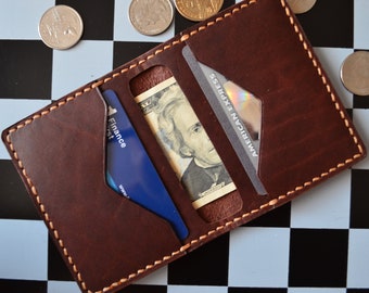 Business card holder,Credit Card Wallet, Leather Wallet,Cardholder wallet,Minimalist Wallet for men,Groomsmen gift,best friend gift