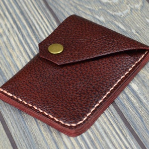 Porta biglietti da visita, porta carte da uomo, portafoglio porta carte, porta carte di credito, porta carte in pelle, portafoglio tascabile frontale per uomo, regalo per uomo