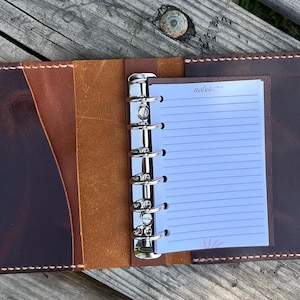 A7 Daily Planner Inserts - Undated, Double-Sided,  Pocked PM Small size One Day Per Page - 2025 A7 Planner Refills