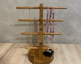 Organizador de soporte de joyería, soporte de pulsera, exhibición de joyería, idea de regalo única, exhibición de pulsera, diseño único