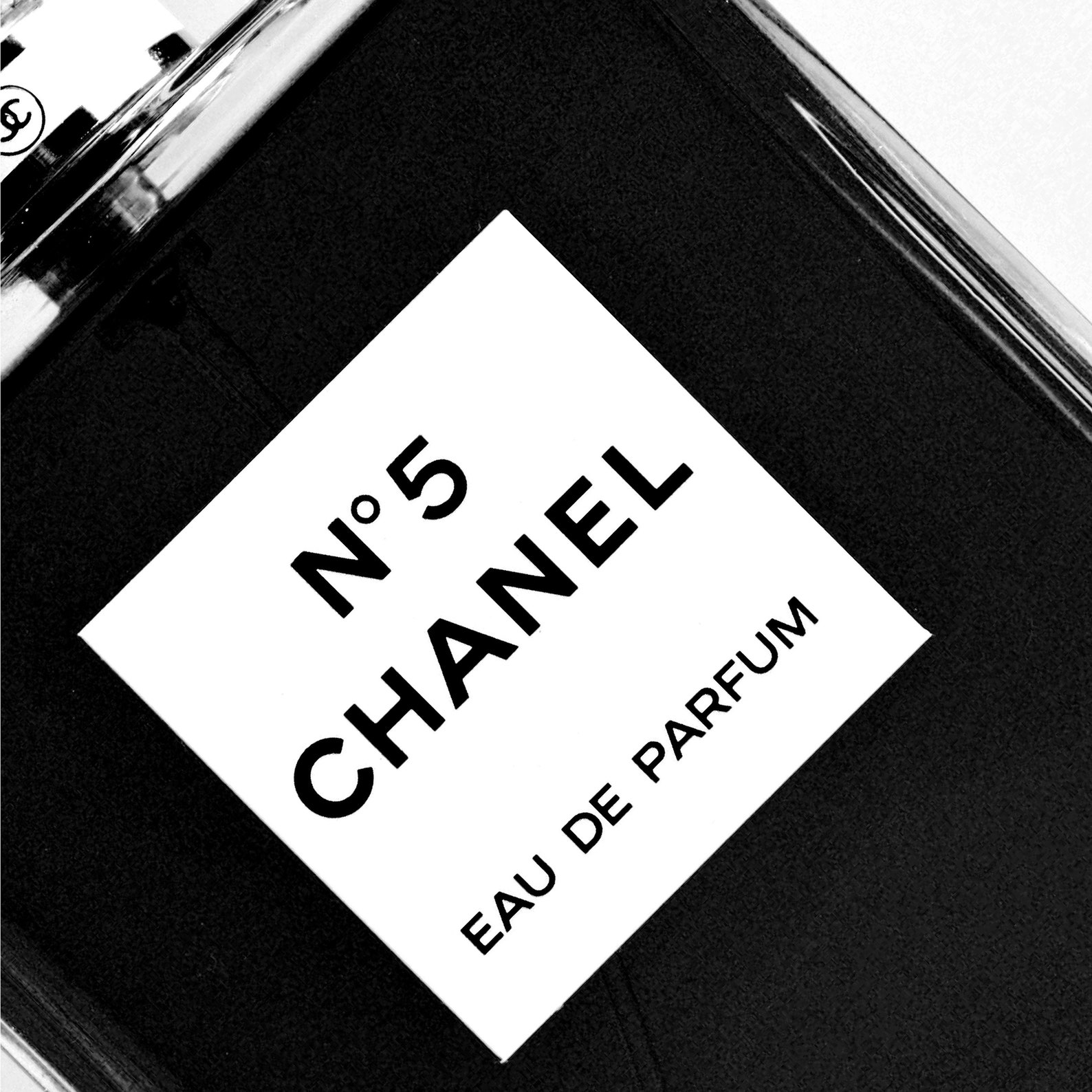 Chanel No 5 Fashion Black and White Photo Modern Home Decor | Etsy