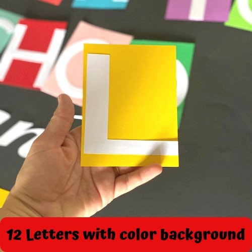 Teachers School Classroom Door Decoration Welcome back to school/ Flowers/ New Year/Cardstock/cutouts/Kit Decoration /Bulletin Board/
