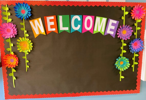 Teachers School Bulletin Board for Preschool Classroom/welcome ...