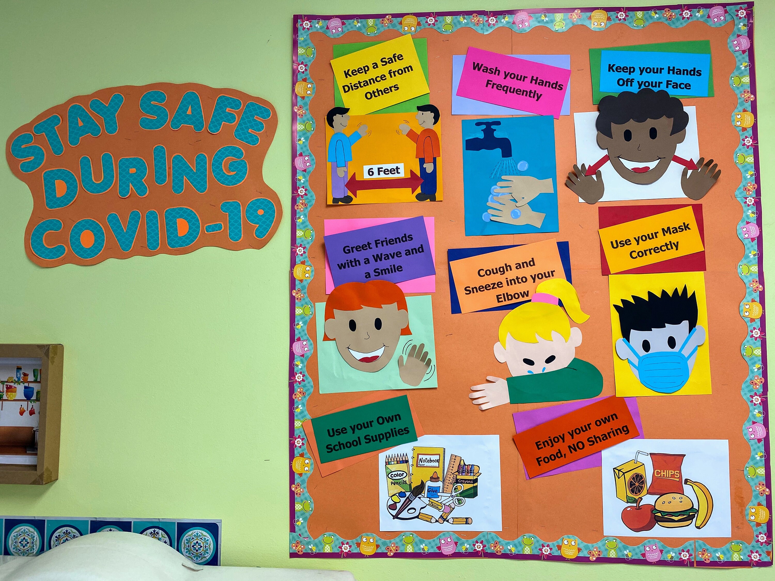 Teachers School Bulletin board for preschool classroom/STAY Etsy