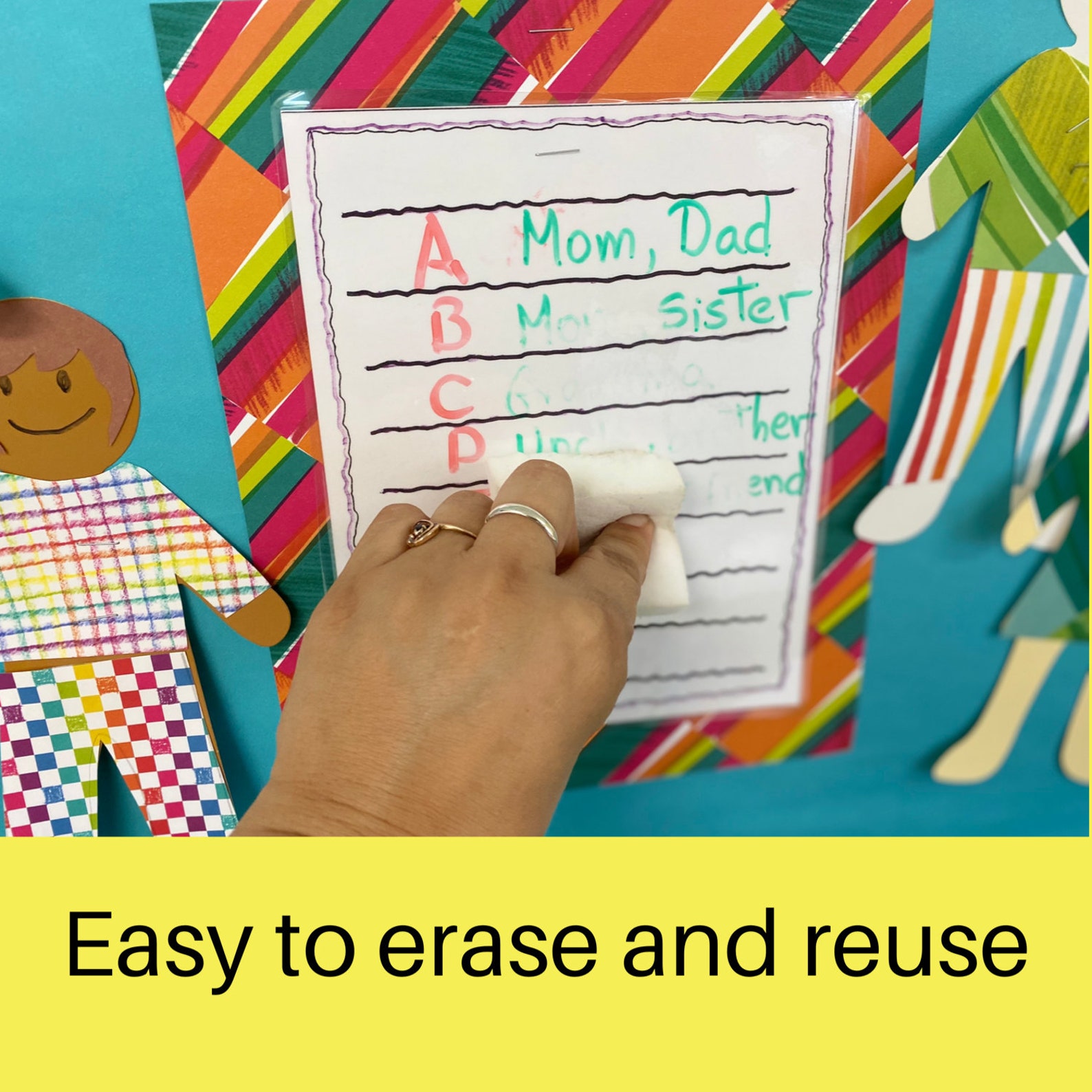 Teachers School Bulletin Board ALL ABOUT ME for Preschool Classroom