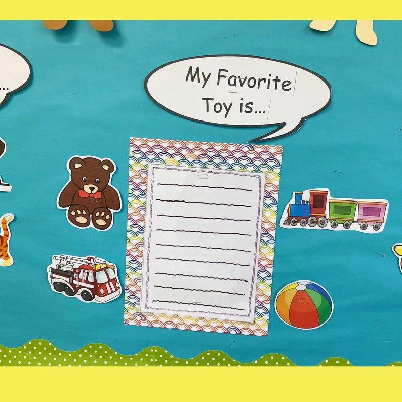Teachers School Bulletin Board ALL ABOUT ME for Preschool - Etsy
