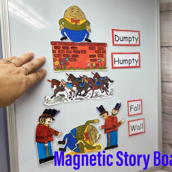 Humpty Dumpty/Magnetic Story Board/ Imagination/Children/Preschool/Creative PlayAdventure/Song